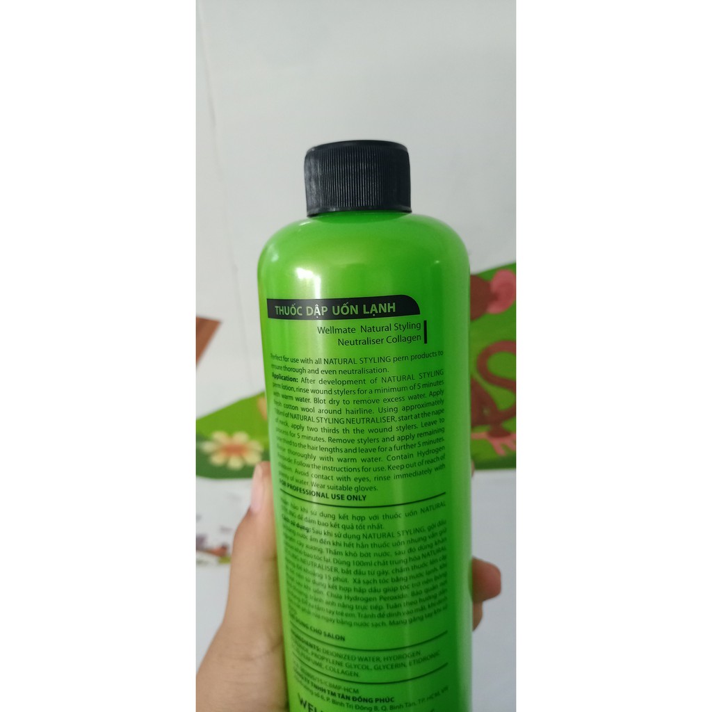 Uốn lạnh Wellmate 500ml - 1 cặp 2 chay gồm uốn lạnh và dập uốn lạnh