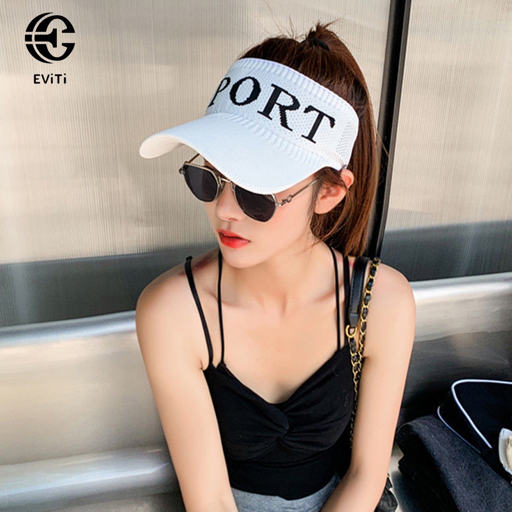 Mũ lưỡi trai nửa đầu SPORT - Nón kết thể thao thời trang - Phù hợp cho các bạn nữ đi chơi, tập thể dục, đi biển