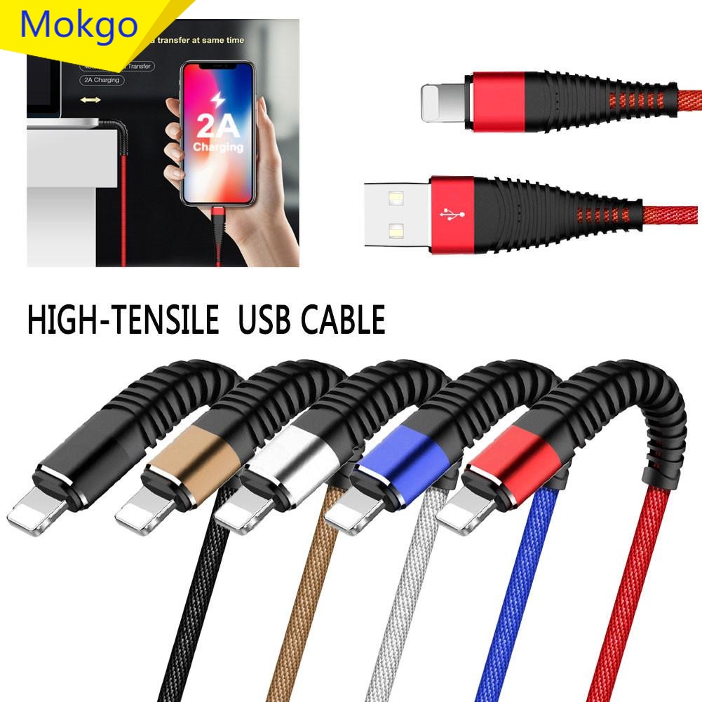 MG Mới cho bộ sạc Lightning USB Cáp sạc đồng bộ dữ liệu cho iPhone 8 7 6s 6 5 X Cáp