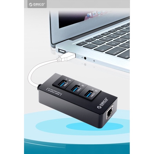 Đầu Chia 3 ổ USB ORICO, Bộ Chia Usb Hub 3 Cổng Usb 3.0 Tích Hợp Cổng Lan, Bộ chia cổng USB, Cổng giao tiếp USB