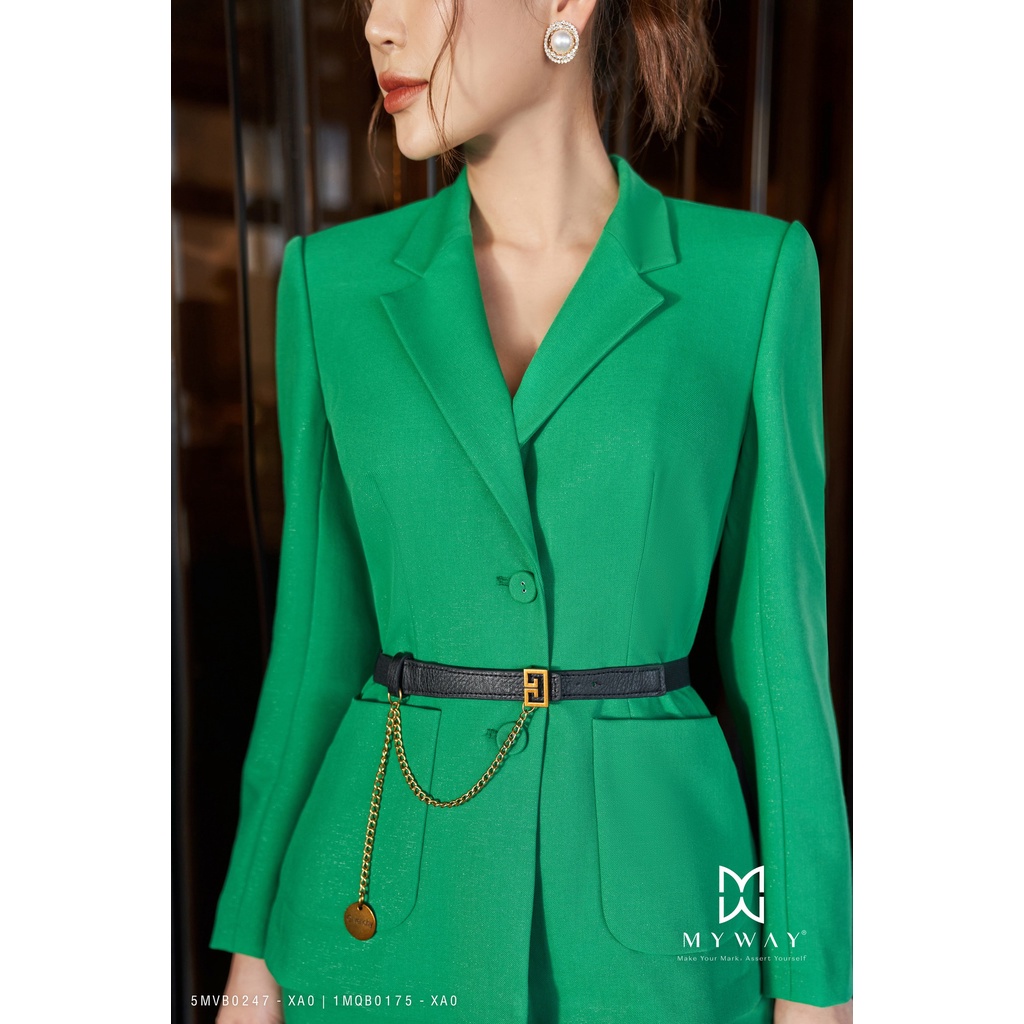 Set Vest Nữ Công Sở MY WAY Gồm Áo và Quần Sang Trọng 5MVB0247 -1MQB0175