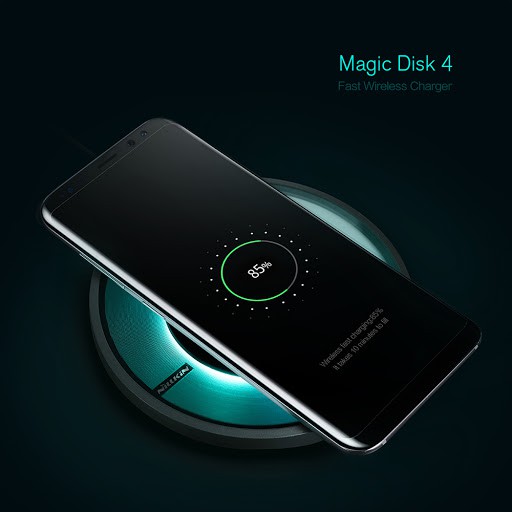 Đế sạc không dây iPhone / Samsung Nillkin Magic 4 Fast Charge chinmh hãng  100%