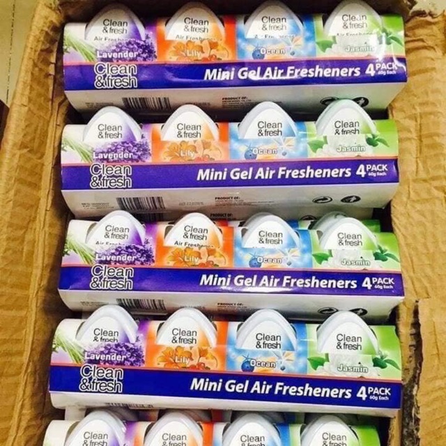 Sáp thơm clean&fresh,combo 4 hộp