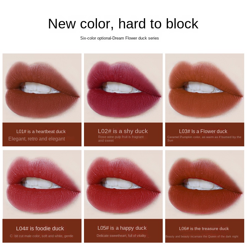 Son Môi Màu Nhung Lì Lâu Trôi Không Khô Và Không Phai Màu