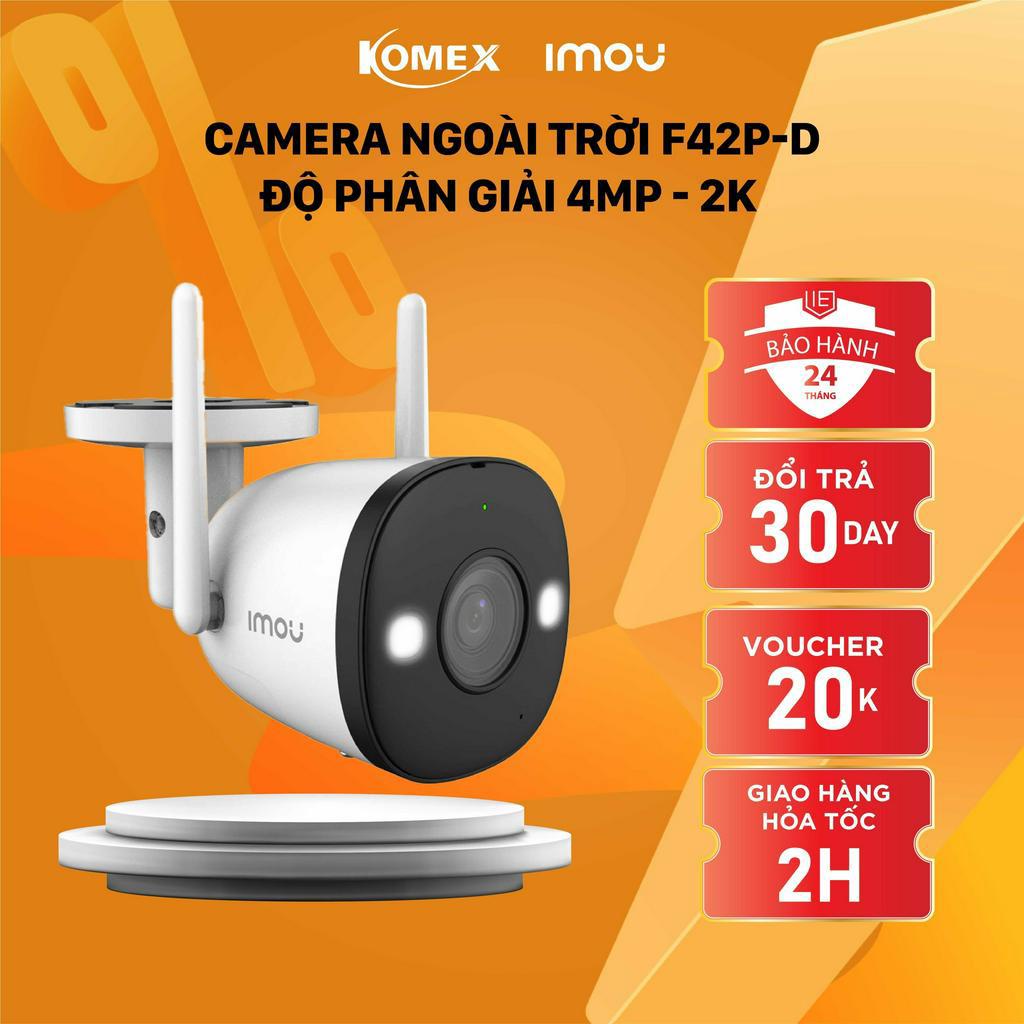 Camera Imou Ngoài Trời F42P/FP/FEP IP Wifi, Tích hợp Đèn báo, Có Còi Hú, Cảnh báo chuyển động komex