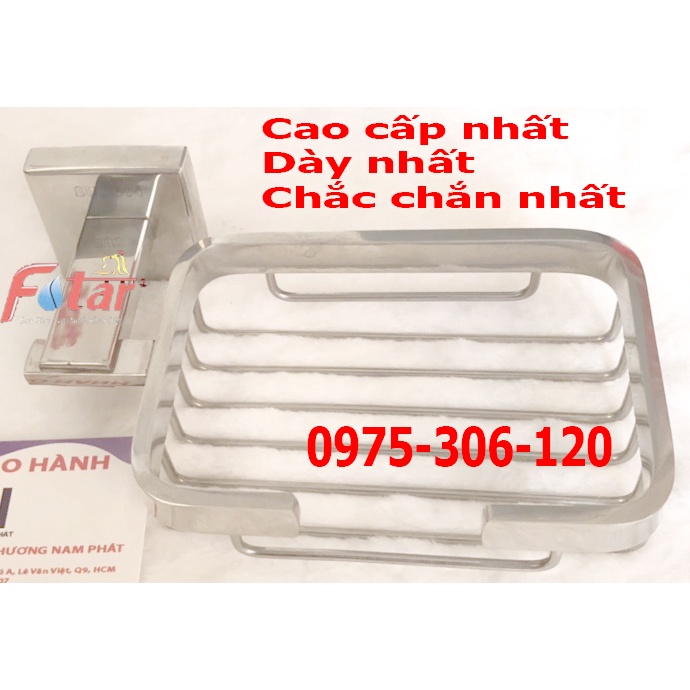 [BAO CHUẨN ĐẸP HÀI LÒNG] Kệ Đựng Xà Bông Tắm 100% Inox 304 XB01 xà bông tăm to trục vuông, inox 304 chống han rỉ