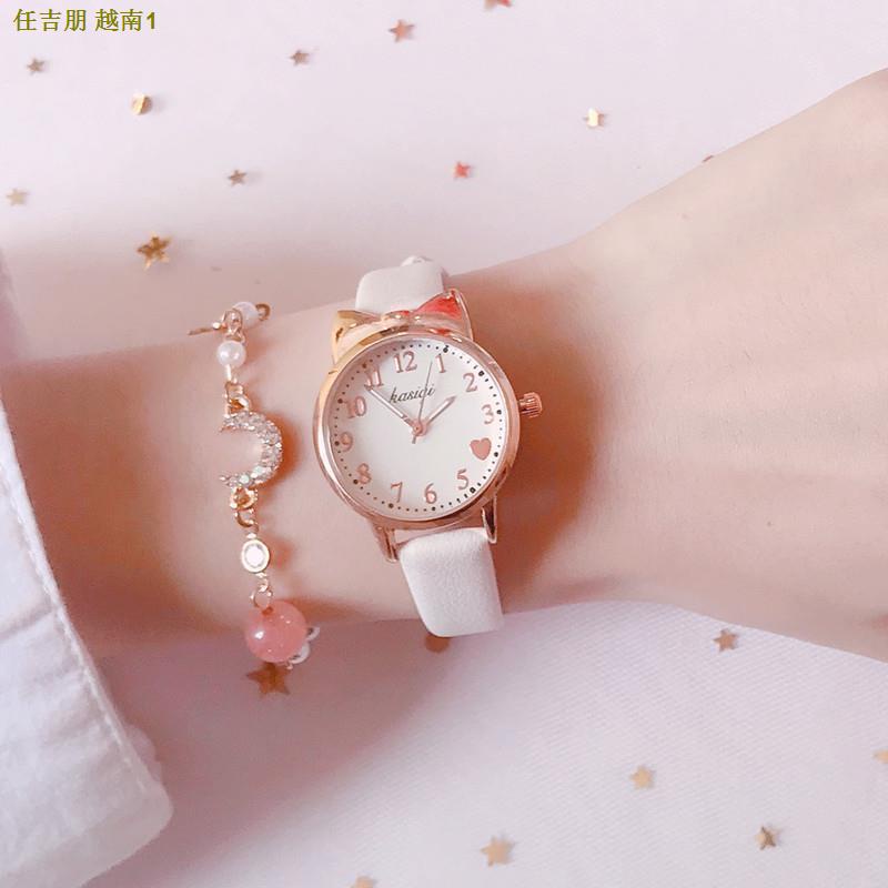 Đồng hồ đeo tay thông minh chống thấm nước phong cách Hàn Quốc dễ thương cho bé gái