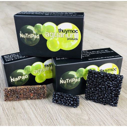 Giá thể trồng cây NuTriPad 5x5cm (Hộp 5 miếng) - Chuyên dụng hồ cá thuỷ sinh THỦY MỘC