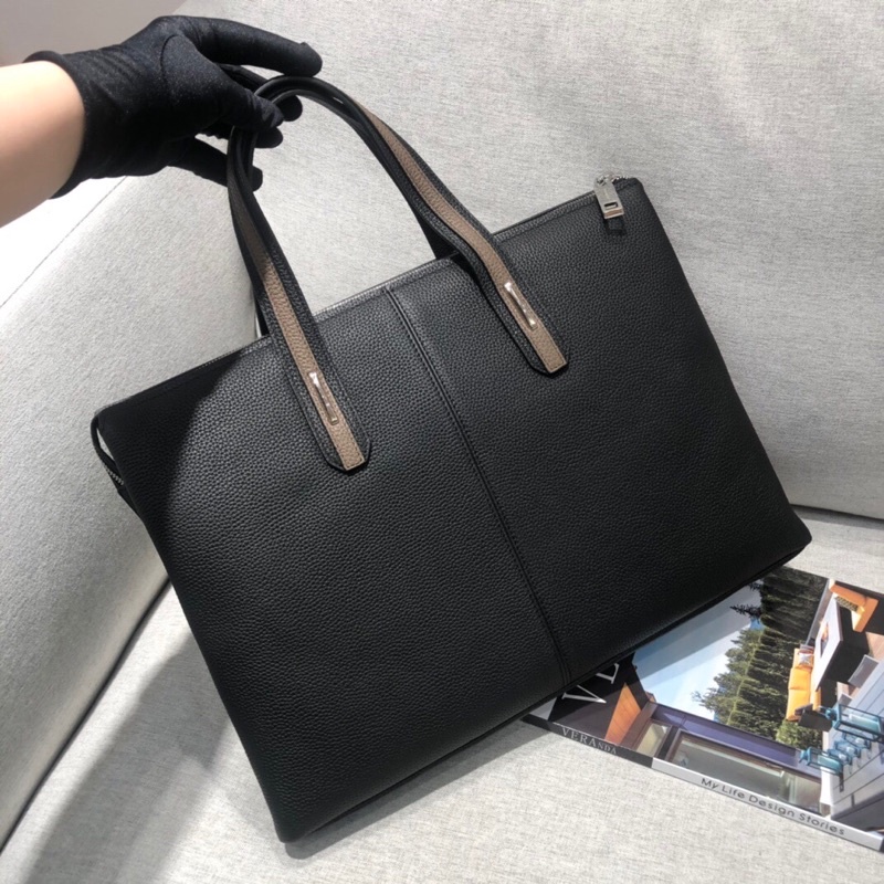 Cặp xách công sở cho nam thương hiệu thời trang cao cấp Burberry da thật nhập khẩu hàng vip 1-1 | BigBuy360 - bigbuy360.vn