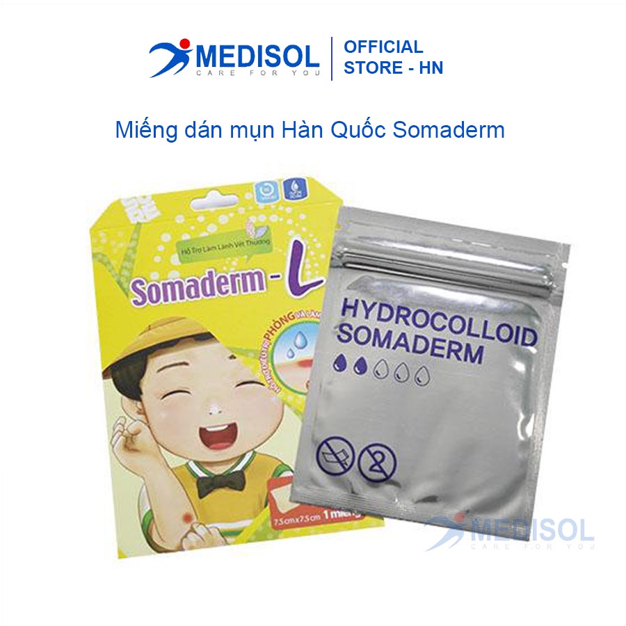 Miếng Dán Vết Thương - Somaderm-L (size 7.5cm x 7.5cm)