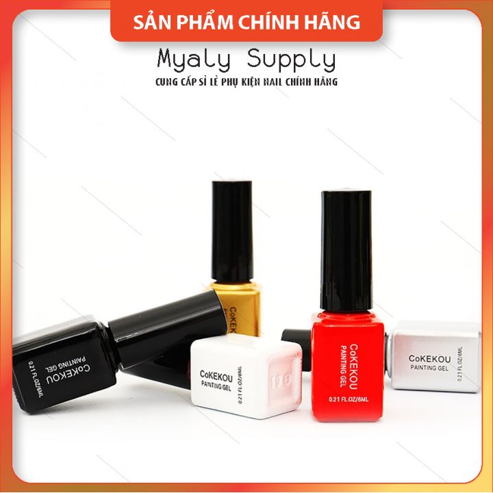 Gel Vẽ Cọ Nét COKEKOU Siêu Mảnh 6ml