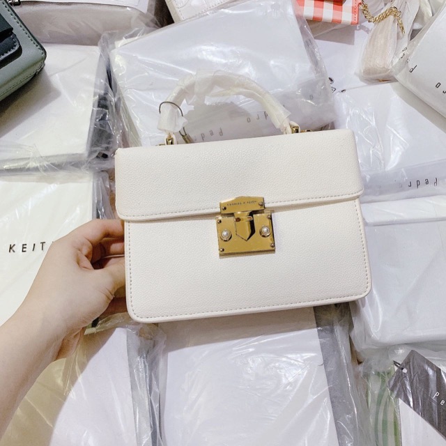 Túi hộp 3 ngăn form vuông khoá nhọn