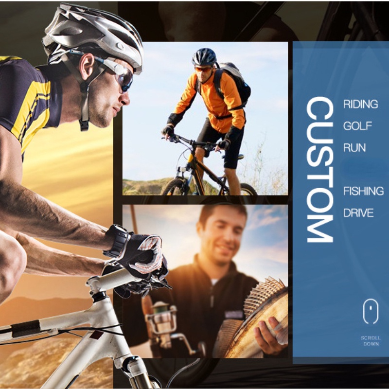 (JIUERBA) Kính Râm Chống Nắng Ngoài Trời Thời Trang Mới