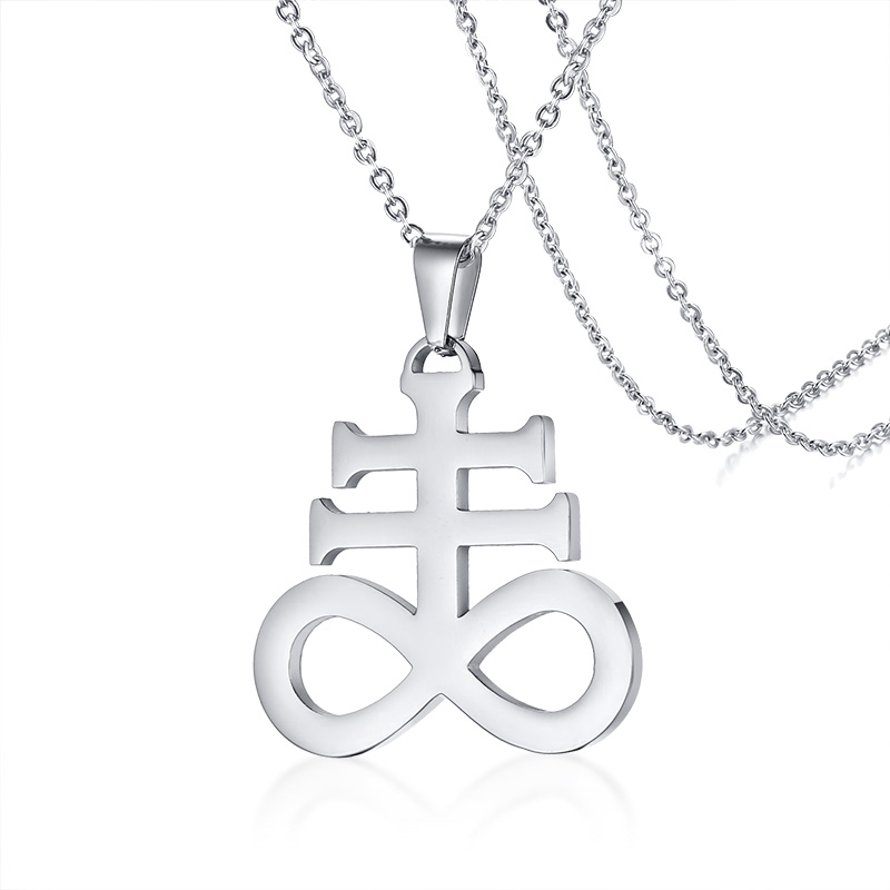 Vnox Dây Chuyền Mặt Thánh Giá Bằng Thép Không Gỉ Màu Đen / Vàng / Bạc