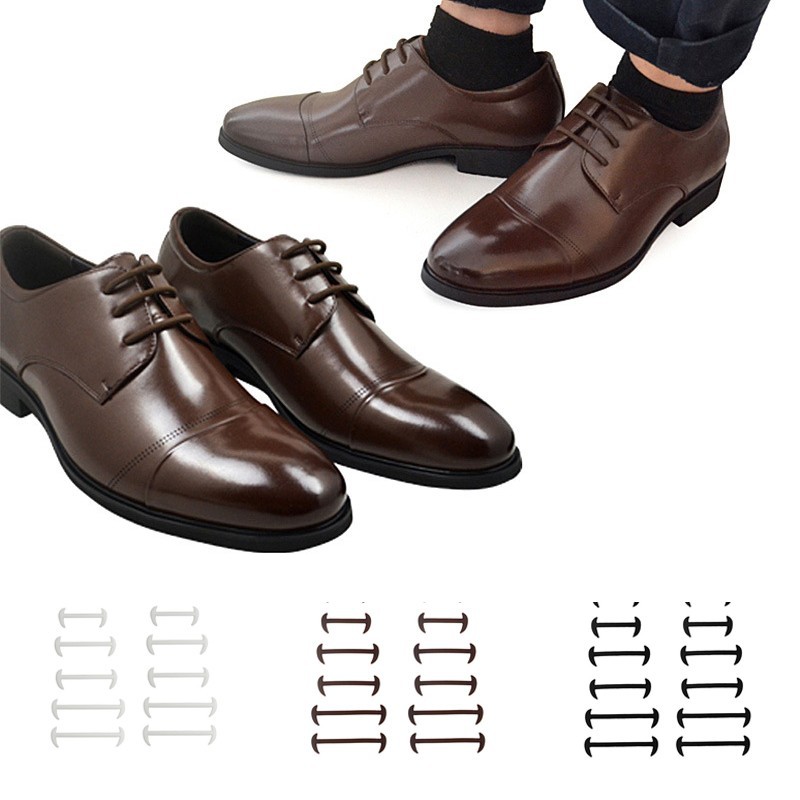 Bộ 12 dây giày silicon không cần buộc