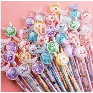 Bút bi gel nhiều mẫu dễ thương ngòi 0.38mm