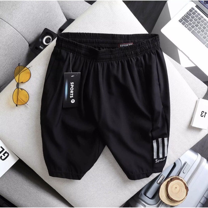 Quần đùi nam thể thao quần short nam vải GIÓ co giãn mềm mịn