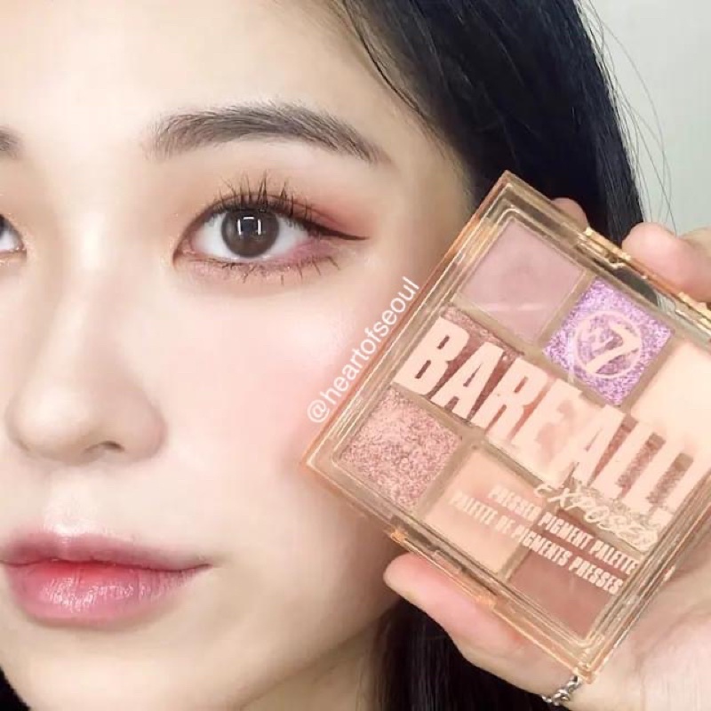 Bảng phấn mắt W7 Bare All Eyeshadow Palette 9 ô (Bill Hàn)