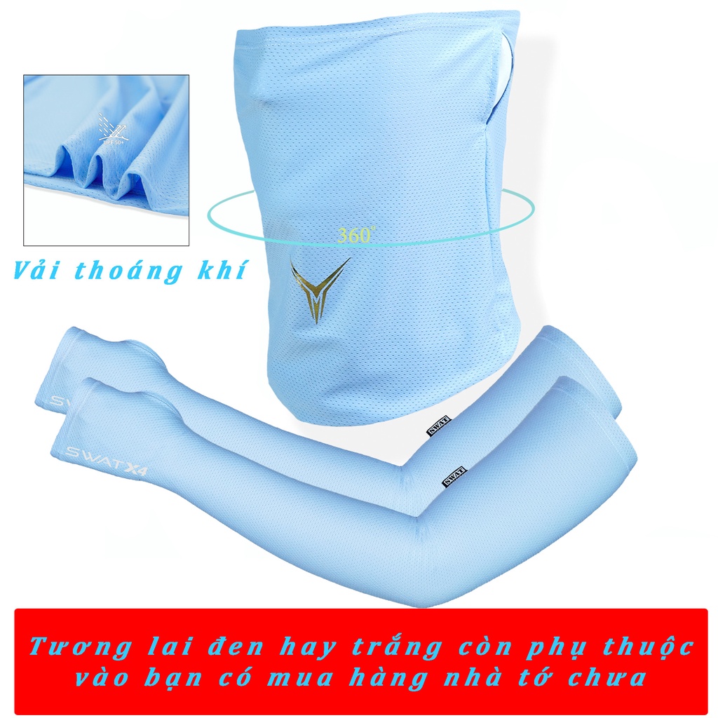 Combo khăn đa năng JARVAN III và ống tay SWAT X4 chống nắng