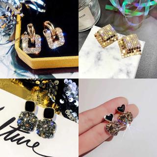 Đôi Bông Tai Mạ Bạc 925 Nạm Đá