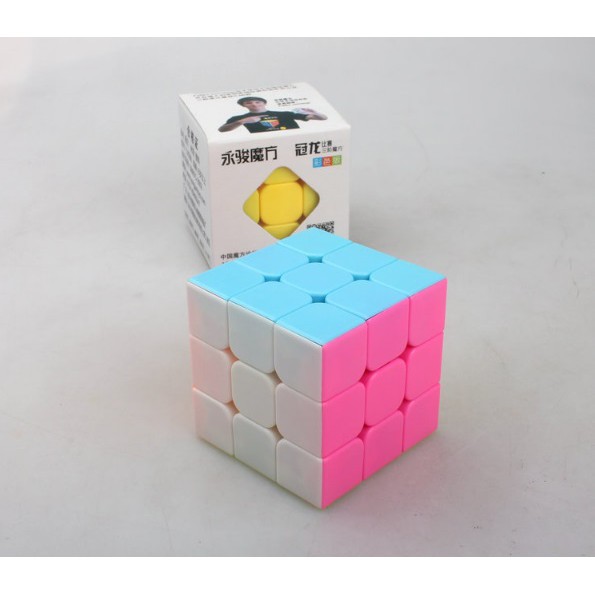 Đồ chơi Rubik 3x3 Moyu Guanlong Stickerless - Rubik Phát triển kỹ năng trí tuệ