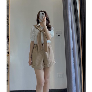 Set áo sơ mi thủy thủ kèm quần