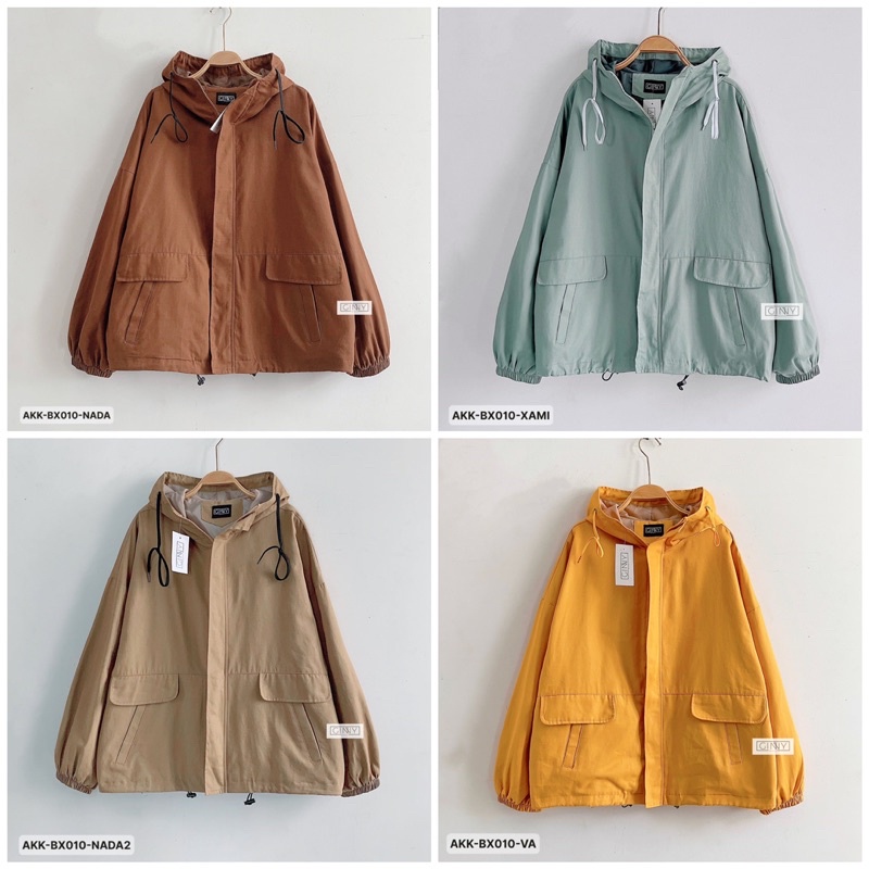 Áo khoác kaki 2 lớp túi nắp Gemma BX-010 | Phiên bản Chống Nắng