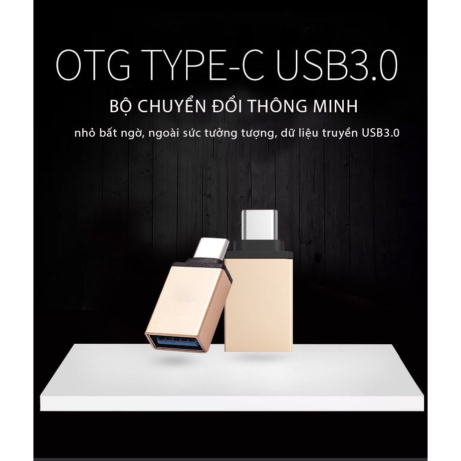 Đầu Chuyển Đổi USB Type C sang USB 3.0 Cho Điện thoại, Macbook