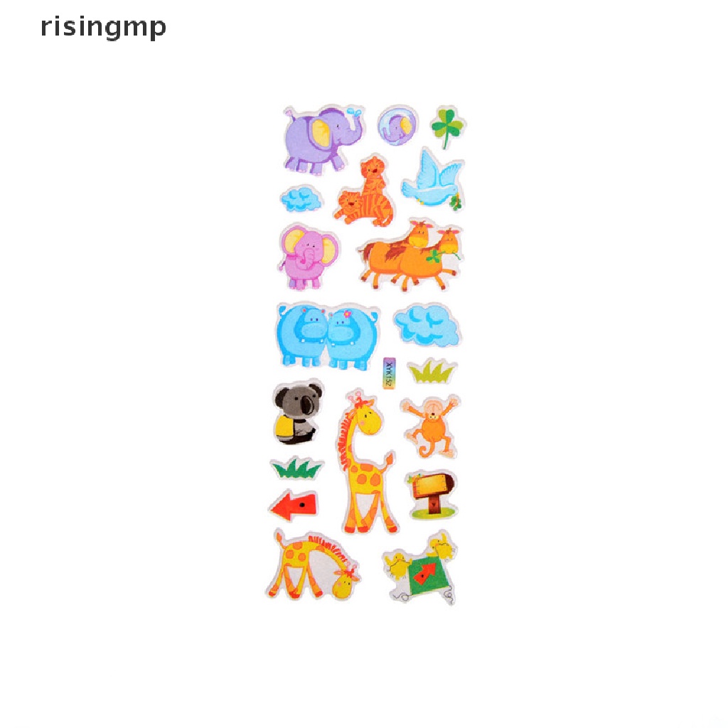 Sticker 3D Hình Sở Thú Hoạt Hình Bằng PVC Dễ Thương Cho Bé ♨Nóng Bỏng