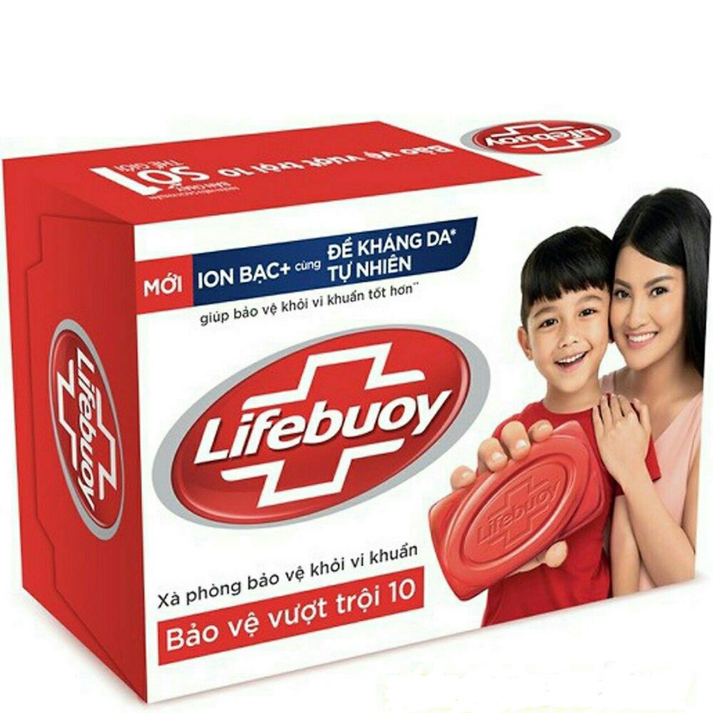 Xà bông cục Lifebuoy - Xà phòng tắm thơm 90g