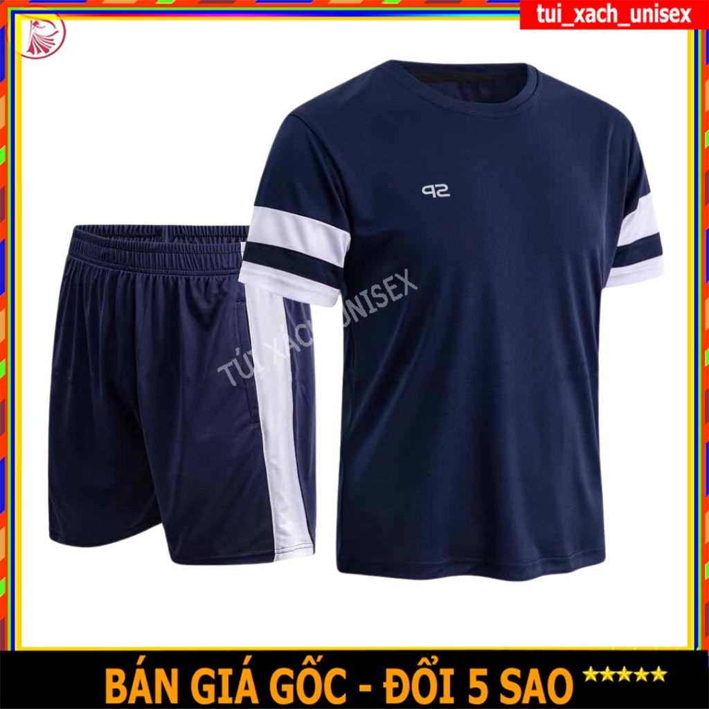 Bộ Thể Thao Nam SP quần áo tập gym vải thun lạnh thoáng mát co giãn năng động thời trang M01