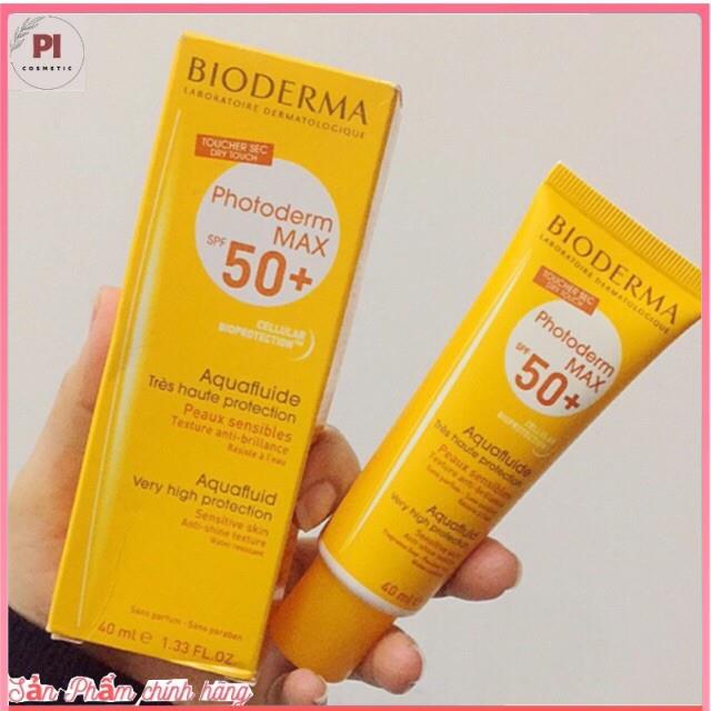 Kem chống nắng Bioderma Photoderm Max Aqua Fluide SPF 50+ 5.0