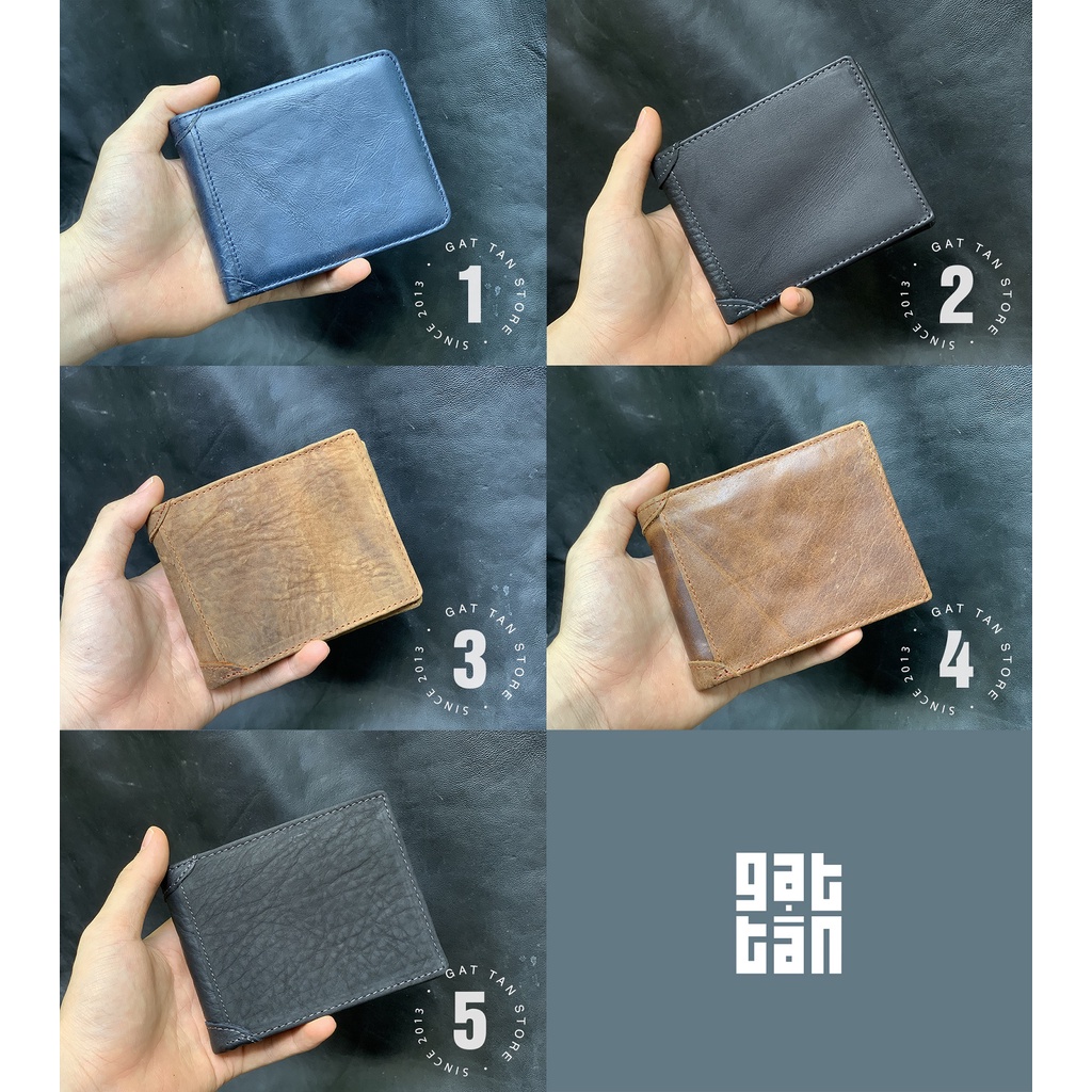 Ví Da Nam Cao Cấp Đựng Vừa Giấy Tờ Xe Tiện Lợi Dáng Ngang - Gạt Tàn Store