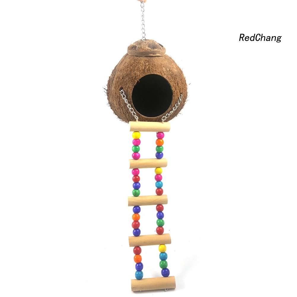 Tổ Chim Bằng Vỏ Dừa Có Thang Leo Tiện Dụng