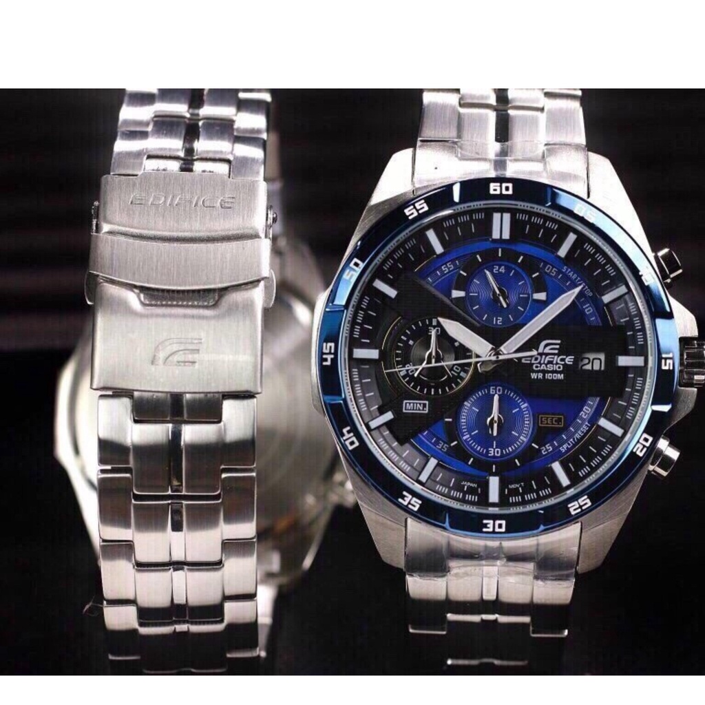 Đồng Hồ Nam Casio EFR 556DB - 2AVUDF - Quartz - Dây Kim Loại