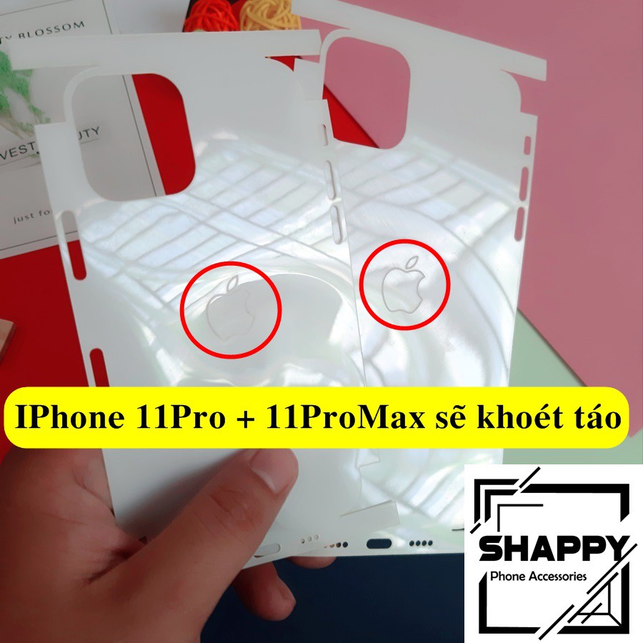 Skin Dán PPF IPhone Cao Cấp Trong Mờ Full Viền Full Từng Lỗ Loa Phủ Kín Máy 100% [Shappy Shop]