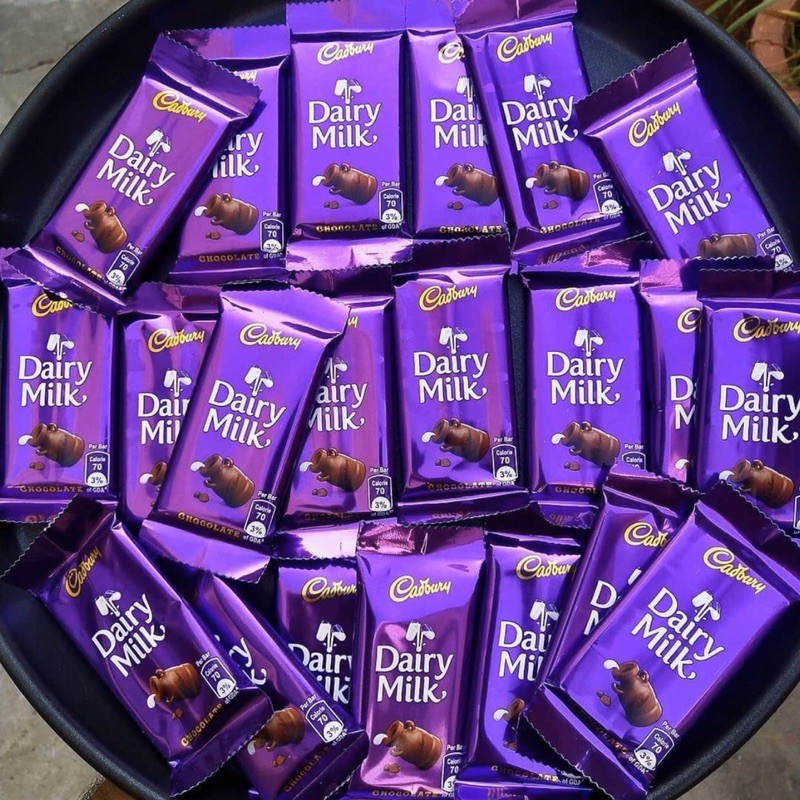 🍫Chocolate sữa Cadbury Dairy Milk gói 12 thanh - nhập Úc 🇦🇺