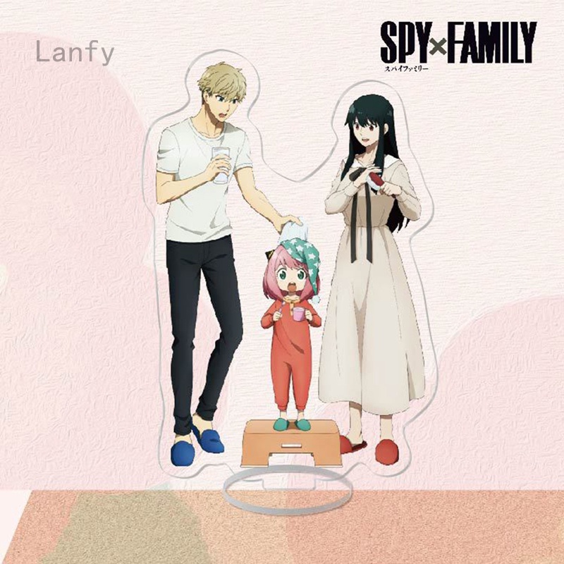 Mô Hình Nhân Vật Loid Anya Yor Bond Trong Spy X Family Đứng Bằng Acrylic Làm Quà Tặng Halloween