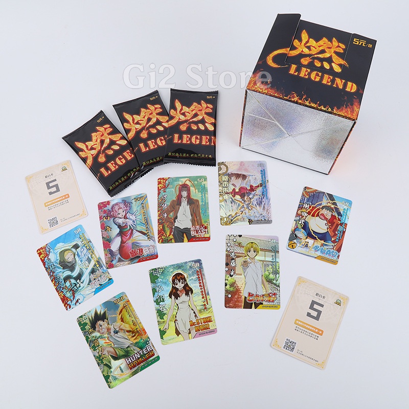 Set ảnh thẻ nhân phẩm LEGEND ngẫu nhiên Anime Code Geass, Dr.STONE ,Doraemon, Goblin Slayer, Boku No Hero Academia