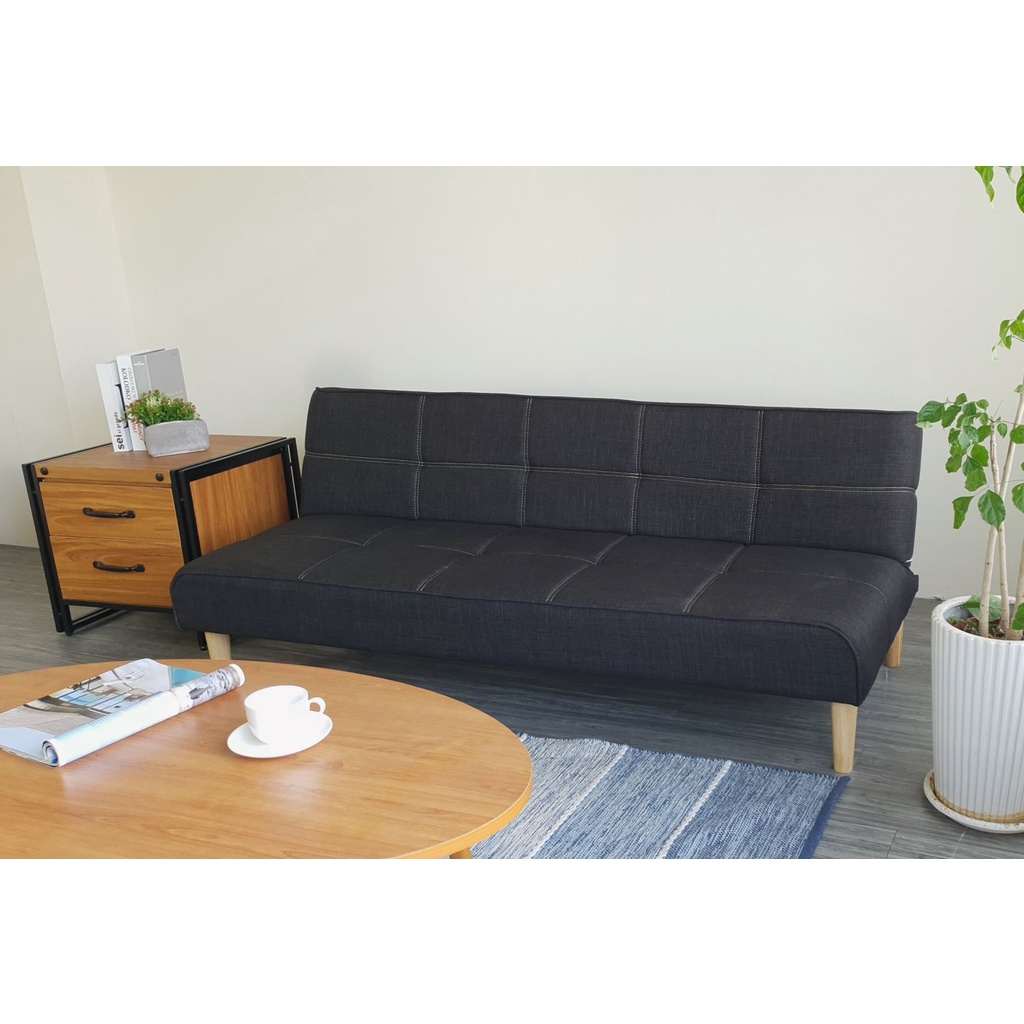 Ghế sofa giường đa năng BNS 2021 màu xám đen  SOFA BED