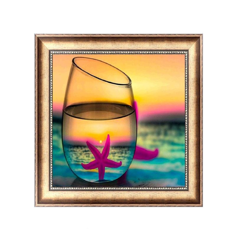 Bộ Tranh Đính Đá 5D Tự Làm Toàn Diện Hình Cốc Blala Cho Rhine