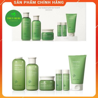 Set dưỡng da trà xanh innisfree 6 món