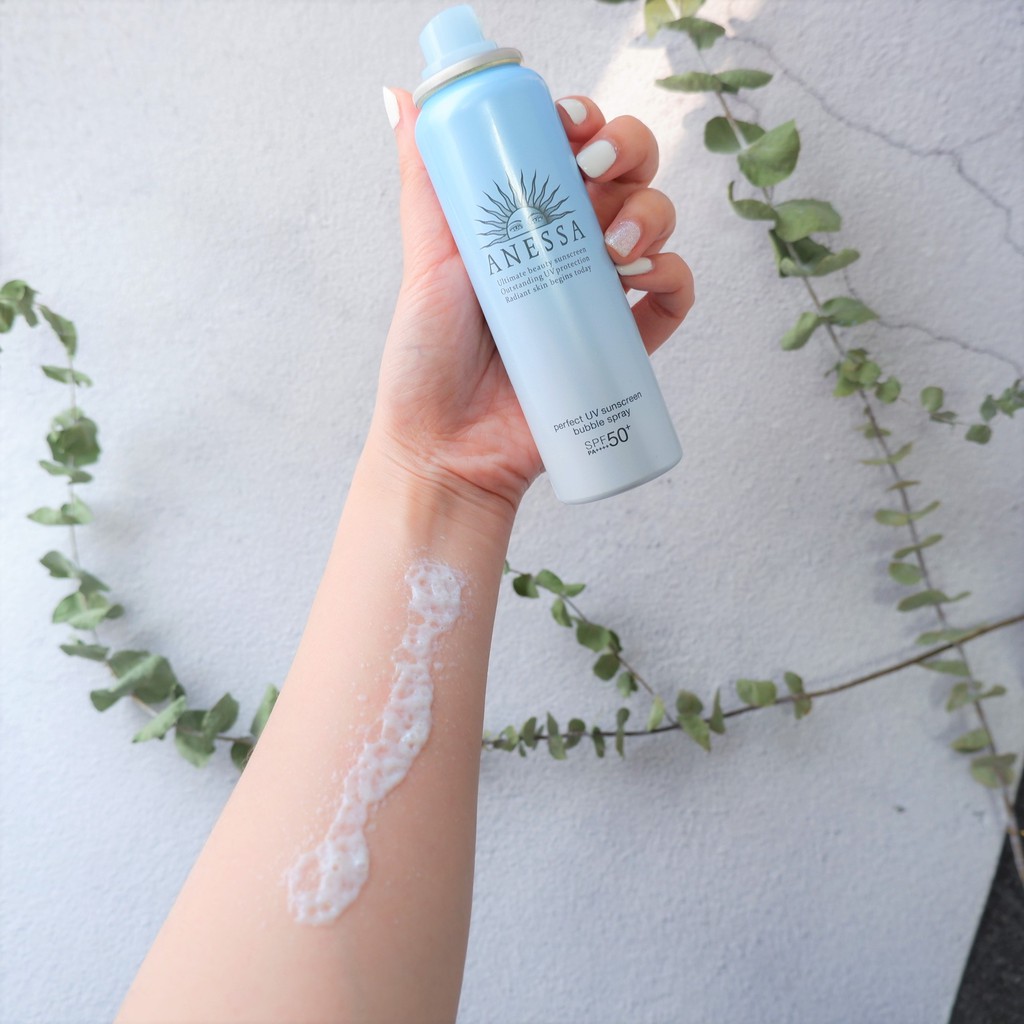 Xịt Chống Nắng Toàn Thân Anessa Perfect UV Sunscreen Bubble Spray A SPF50+/PA++++ (LIMITED EDITION)