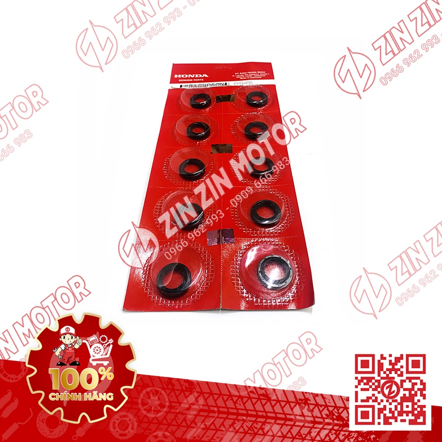 Phốt Cao Su Bánh Trước Vario 150 ; Vario 125 ; ADV 150; Scoopy K2F, BeAT, Genio 91251KZR601