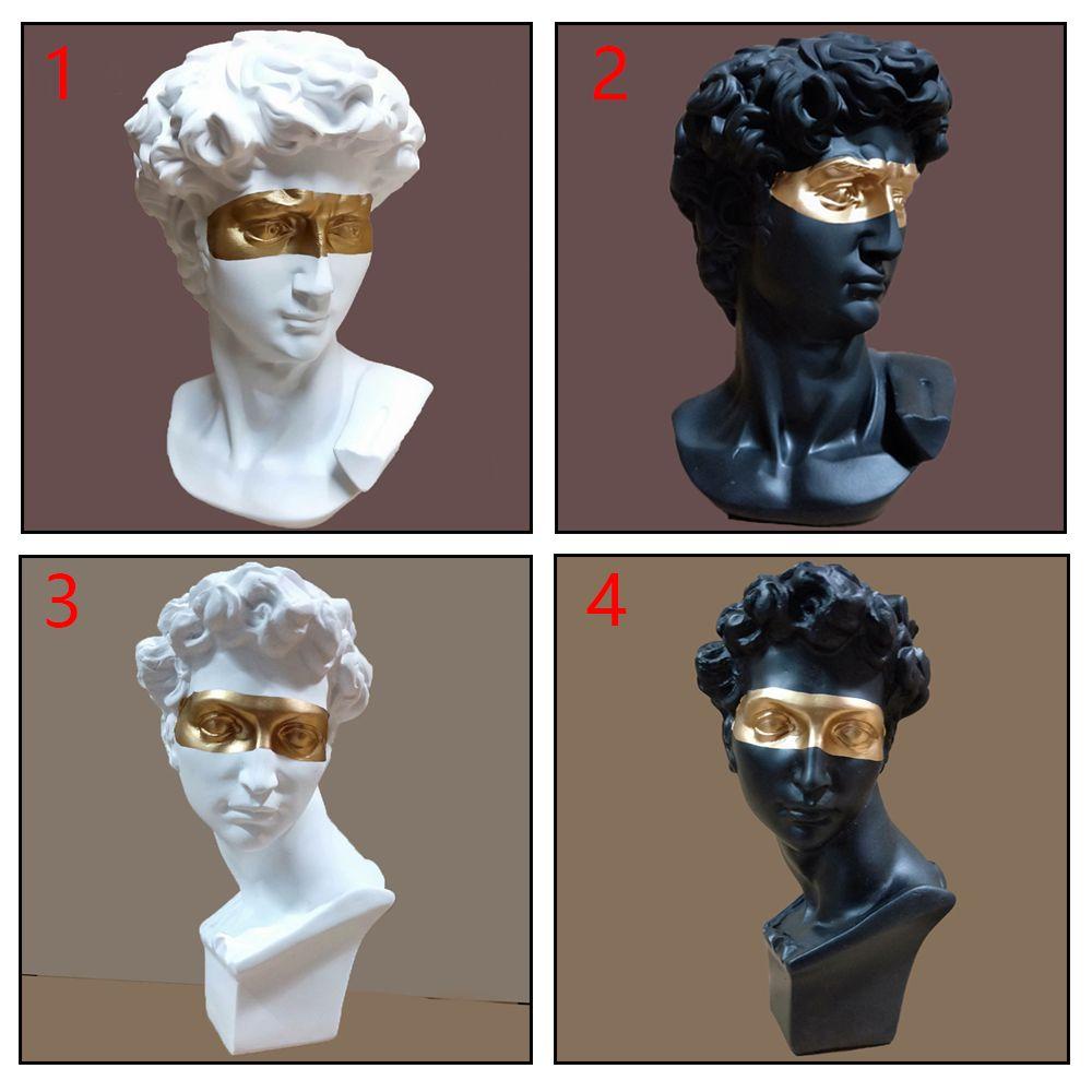 SUSANS Tượng Đầu David Tập Vẽ Phác Thảo Thủ Công Bằng Nhựa Resin