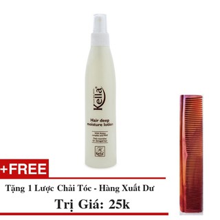 Xịt Dưỡng Kella Làm Mềm Tóc 250ml - Tặng kèm lược chải tóc