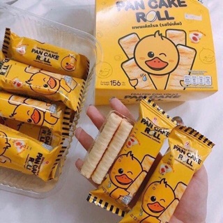 Bánh cuộn trứng muối pancake roll salted egg yolk 156g - thái lan