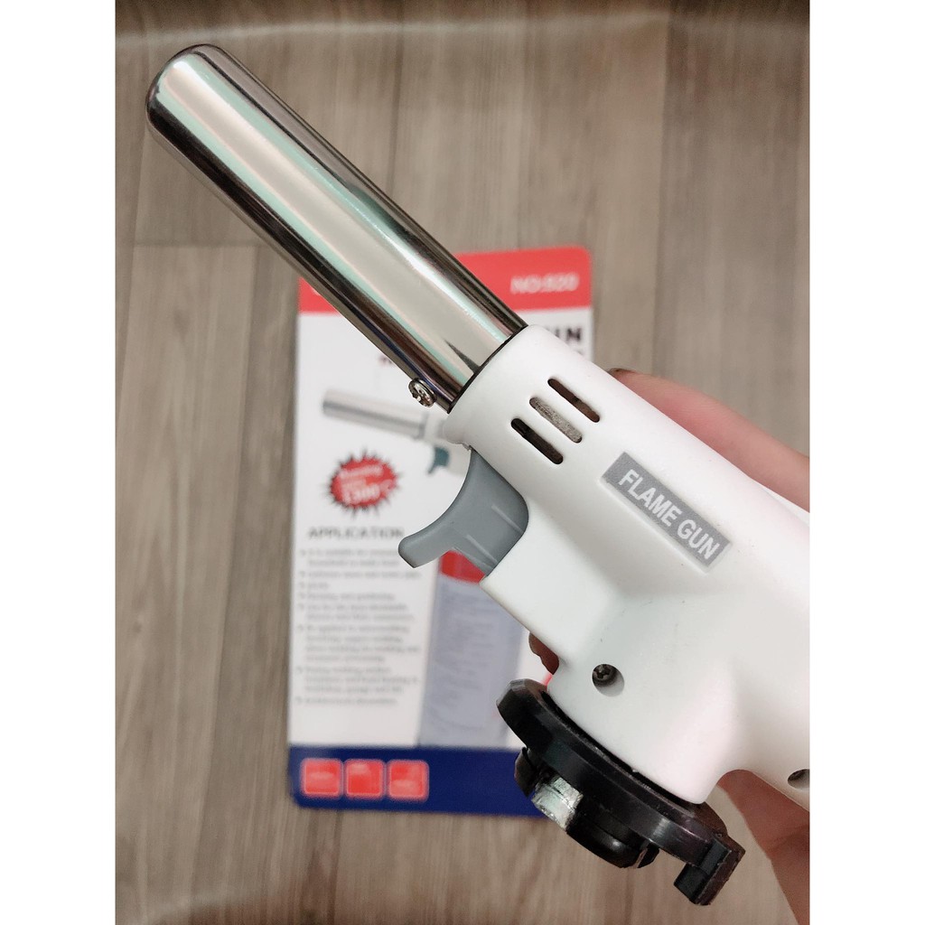 Khò ga mini trắng FLAME GUN - Đầu khò ga loại tốt, dùng cho bình ga mini