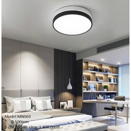Đèn mâm gắn trần MN069 trang trí phòng khách, phòng ngủ, hành lang, hiện đại, bảo hành 12 tháng