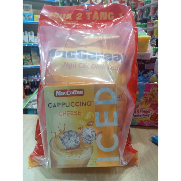 GIÁ TỐT - Mua 2 gói ngũ cốc Maccereal 560g tặng kèm 1 hộp Cappuccino 190g